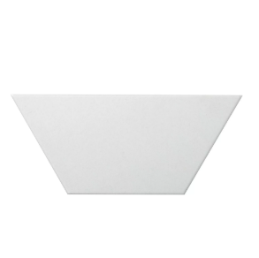 Code White Trapezoid Smooth - porcelain tile